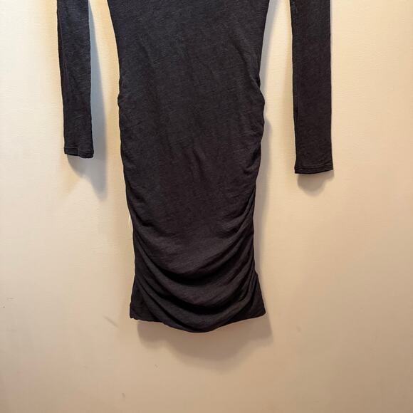 Velvet By Graham & Spencer‎ Size XS Heathered Black Turtleneck Dress in Black - Picture 3 of 7